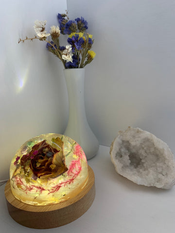 Open image in slideshow, Handmade LED Table Lamp