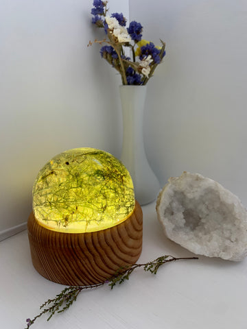 Open image in slideshow, Handmade LED Table Lamp