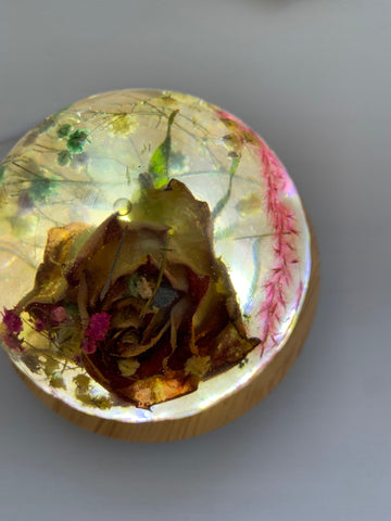 Open image in slideshow, Handmade LED Table Lamp